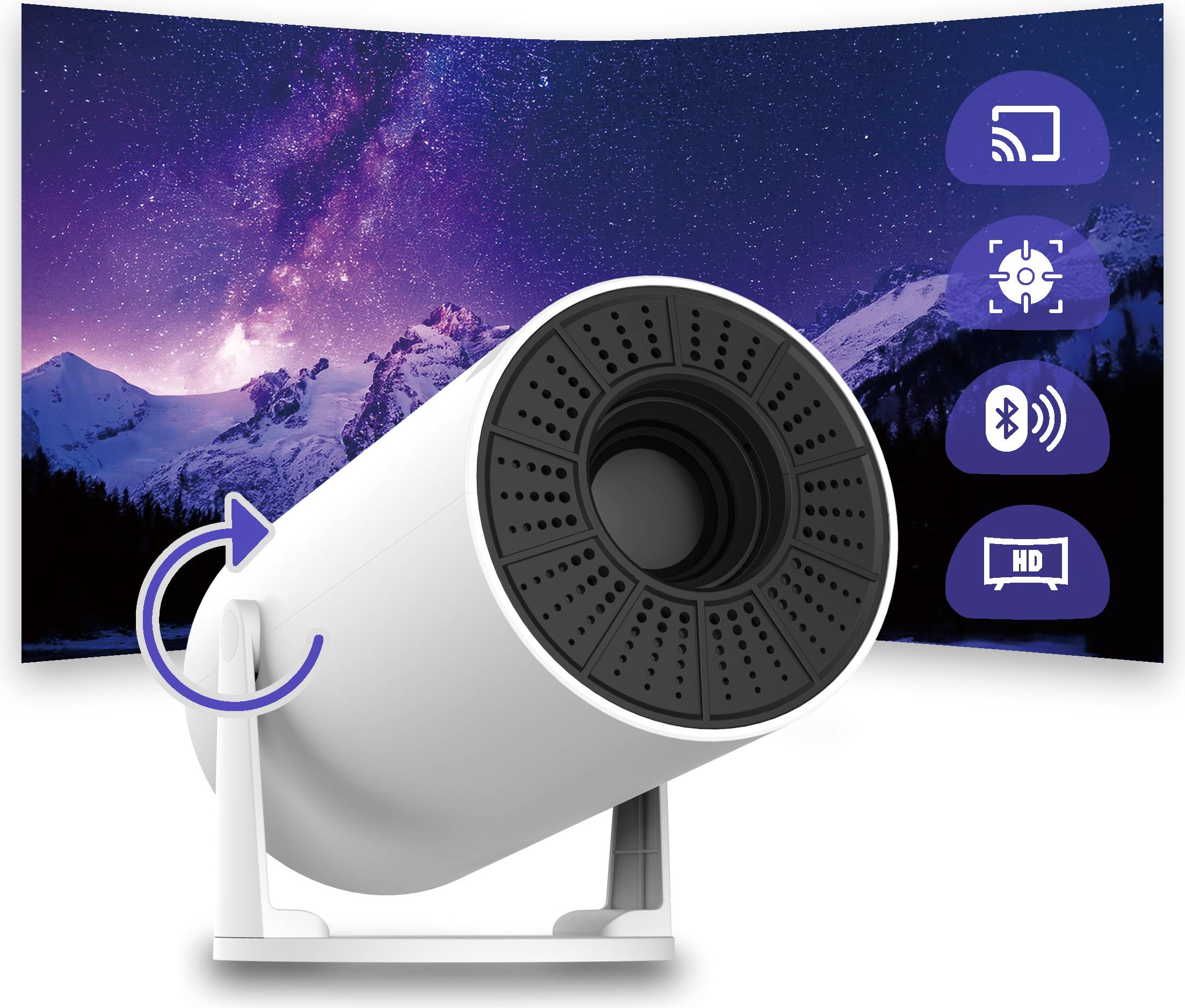 Vision Relax 4K Projector Intelligent