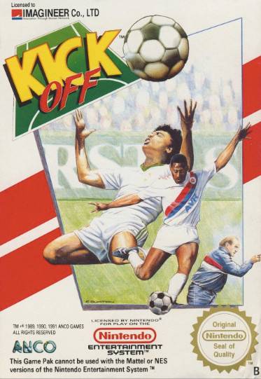 Kick Off Nintendo 8-Bit PAL B SCN Complete