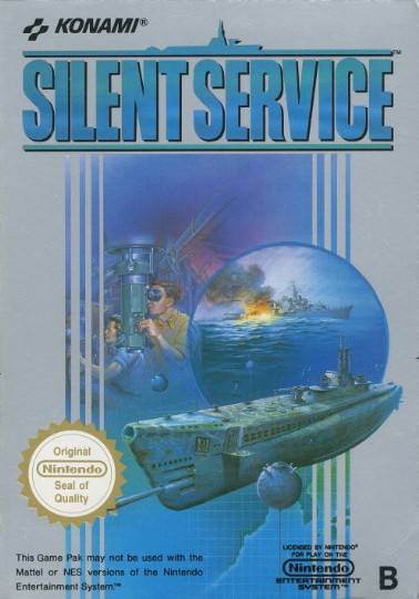 Silent Service Nintendo 8-Bit PAL B SCN Complete