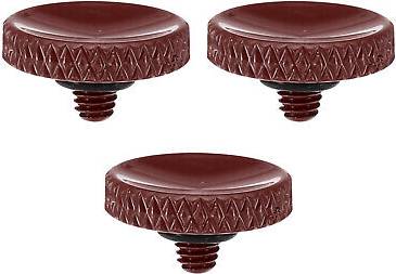Uxcell Camera Shutter Button 3pcs Dark Red