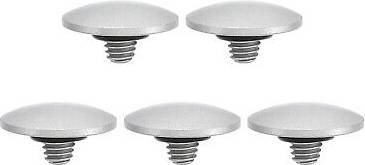 Uxcell Camera Shutter Button 5pcs Silver