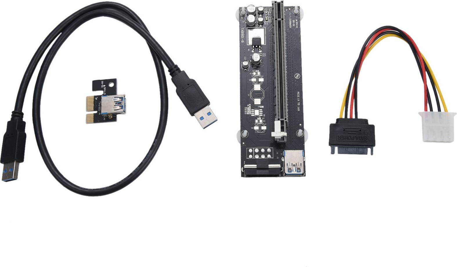 Pcie 5.0 riser Sodial PCIe X4 5.0 NVMe Extension Riser Card
