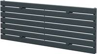 Hudson Reed Anthracite 528mm x 1600mm Horizontal Single Panel Radiator