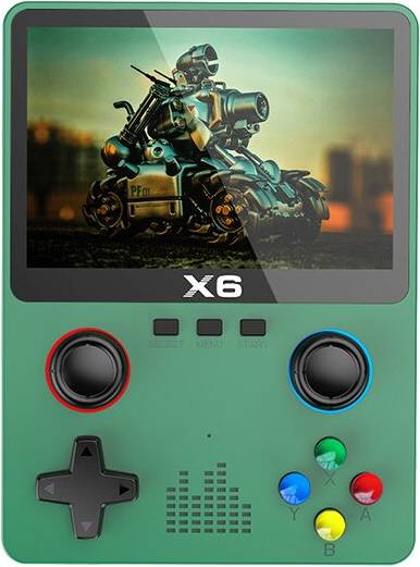 X6 3.5 Inch IPS Screen Handheld Game Player