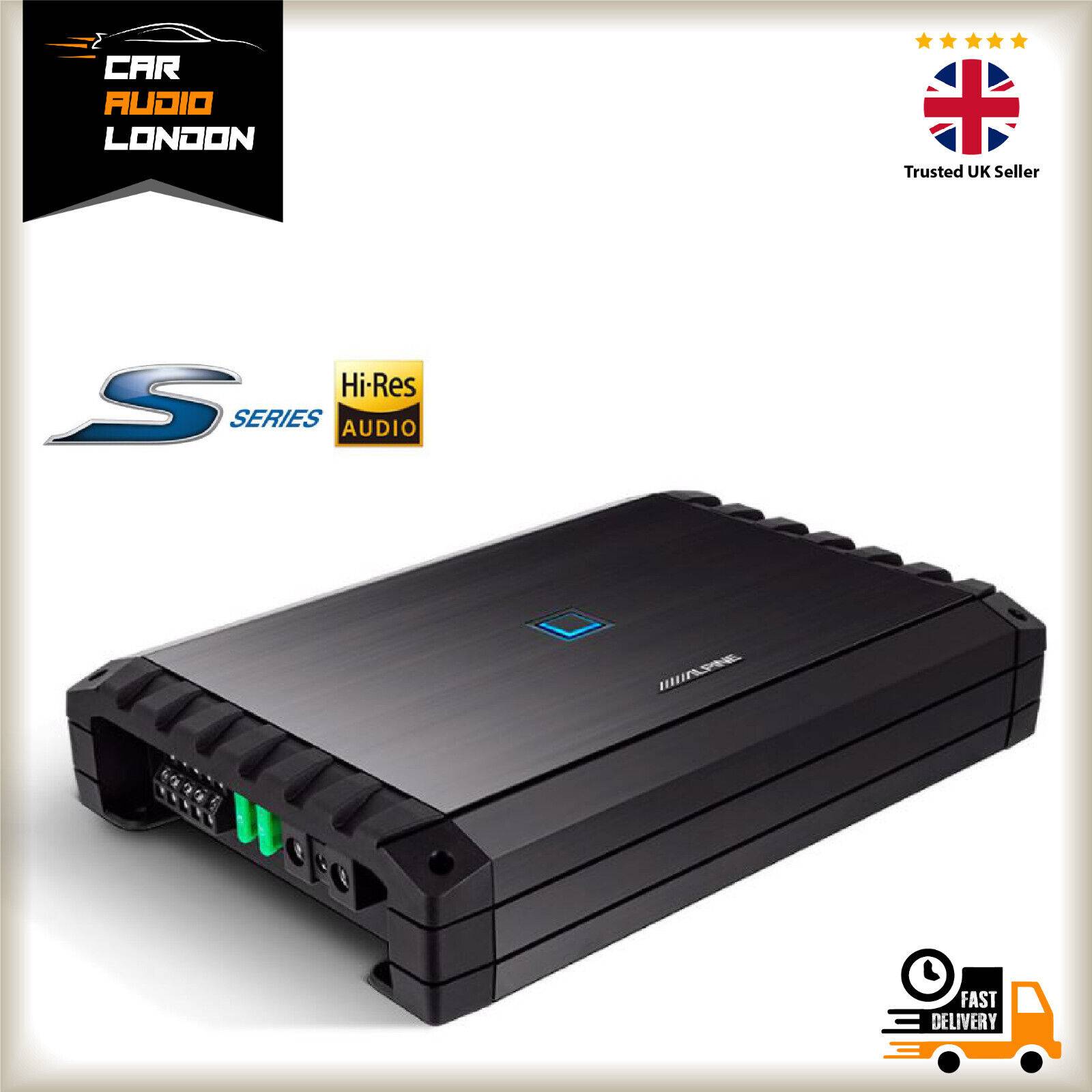 Alpine S2-A55V Amplifier Class D Bridgeable Stereo Car Amplifier 300W RMS