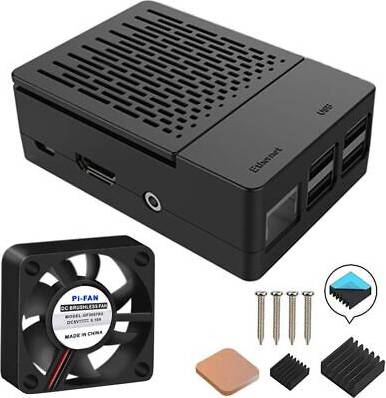 GeeekPi Raspberry Pi 3B+ Case with Cooling Fan