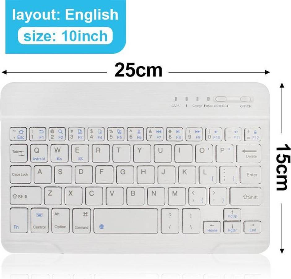 Mini android tablet Bluetooth Wireless Keyboard 10 Inch