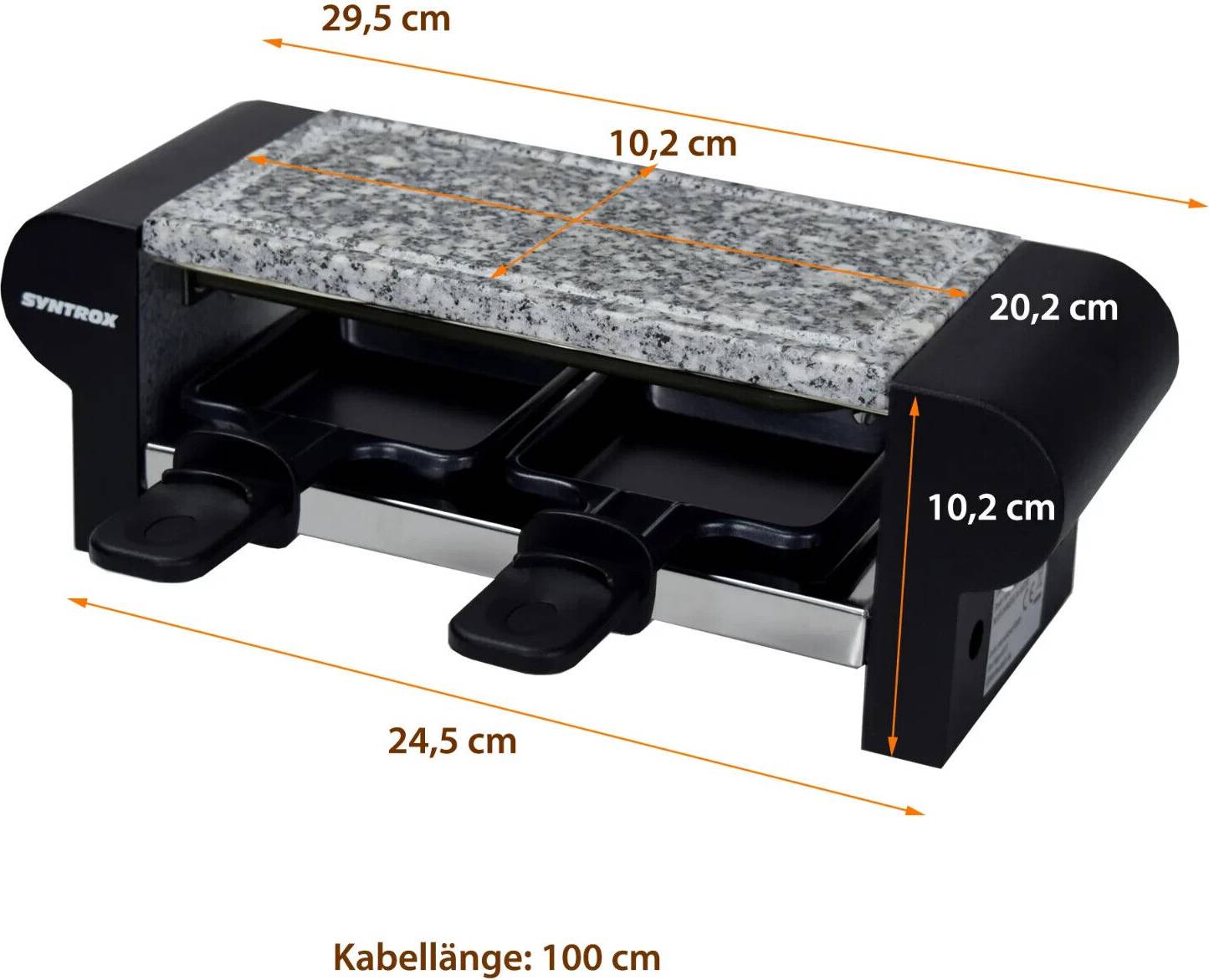 Raclette Design Acier Inoxydable Glarus