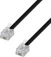 Câble RJ11 2m M/M pour Téléphone Fixe
