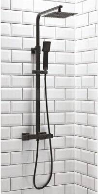 Orbit Lunar Square Shower Riser Set