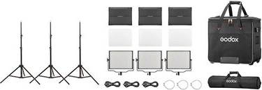 Godox Studio LED Light Panel 3-Light Set P120D K2