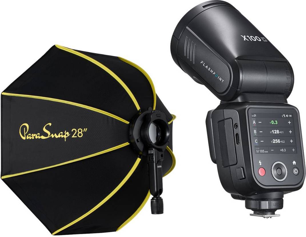 Nikon flash Flashpoint X100 TTL R2 On Camera Li-on Round Head Flash For Nikon With ParaSnap
