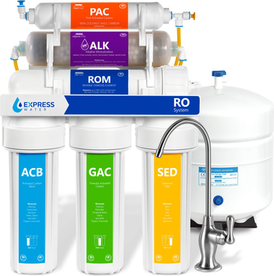 Express water filters Express Water 6-Stage Multi-Method Reverse Osmosis Filtration System ROALK10D