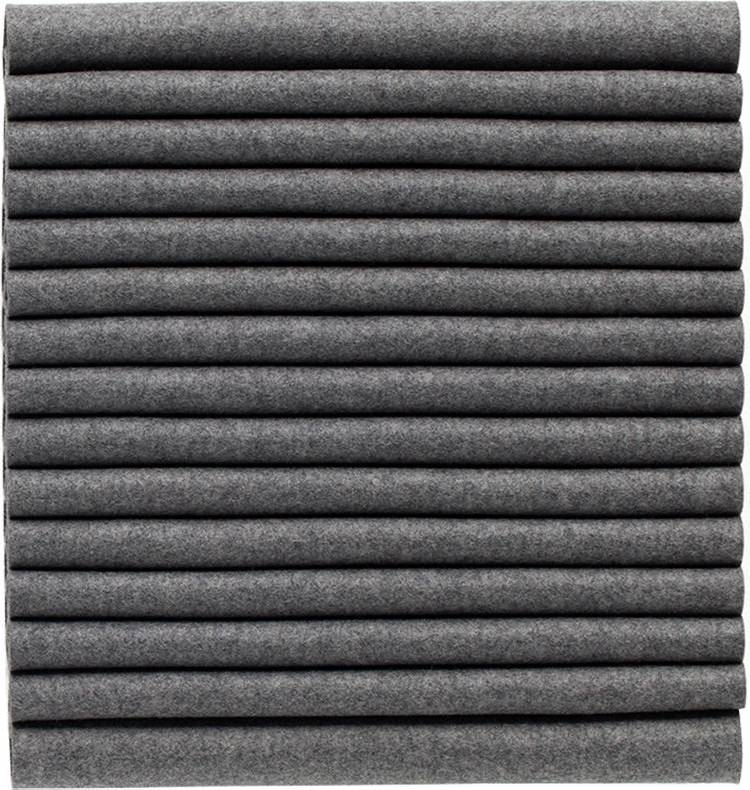 Hey Sign Wave Acoustic Element Wall Module 40x40cm Anthrazit Filz