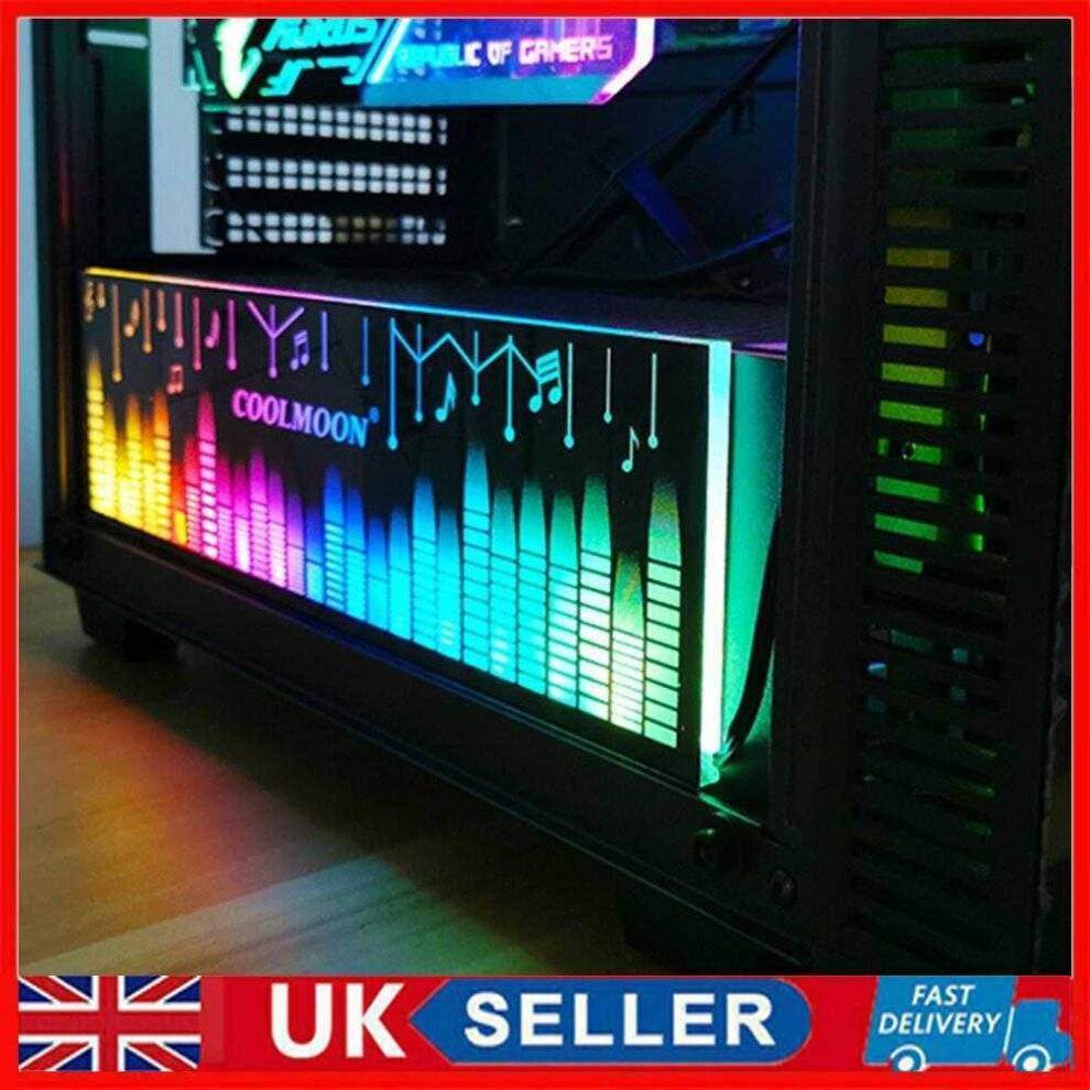 SRJ STAR PC Case Power Box RGB Light Board Small 4 Pin Color-Changing Side Panel