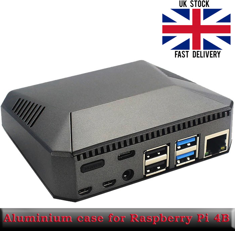 GeeekPi Argon ONE V2 Aluminiumfodral Raspberry Pi 4
