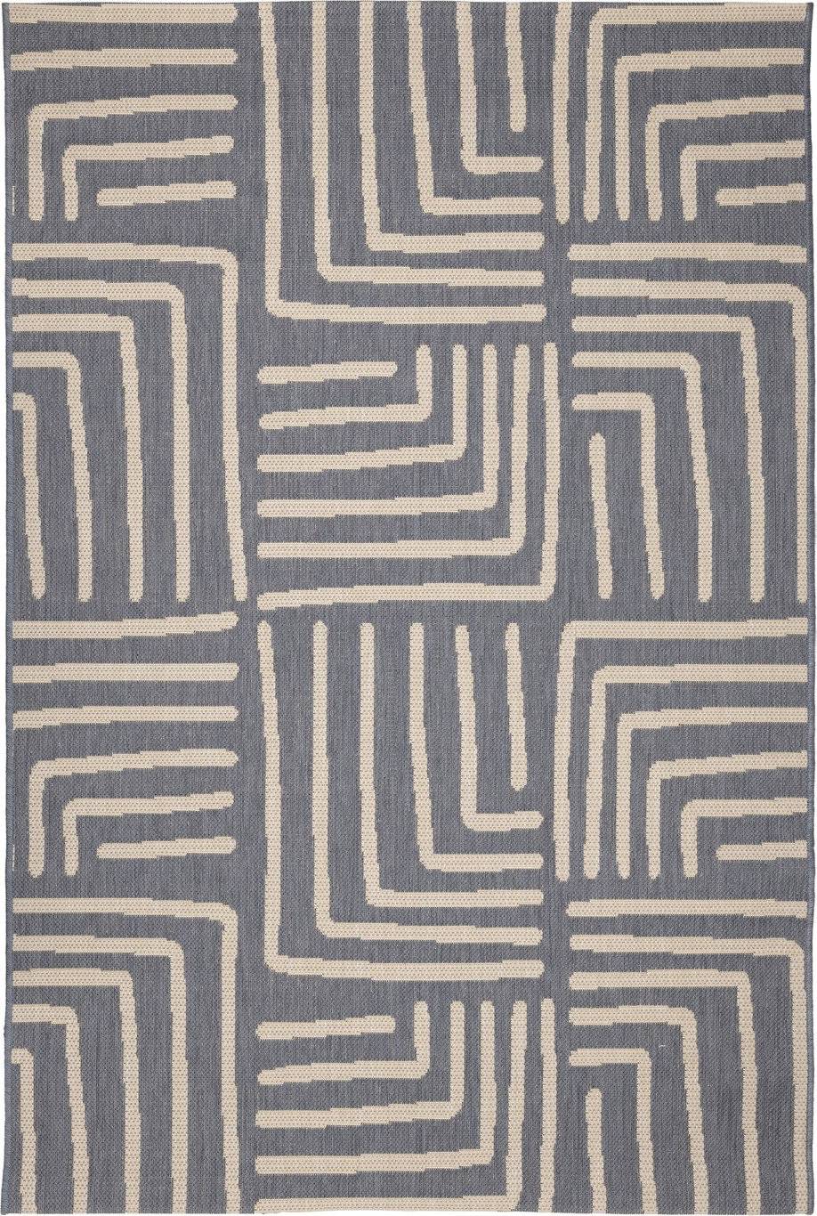 Homemaker Polypropylene Rectangle Rug 120 x 170 cm Blue