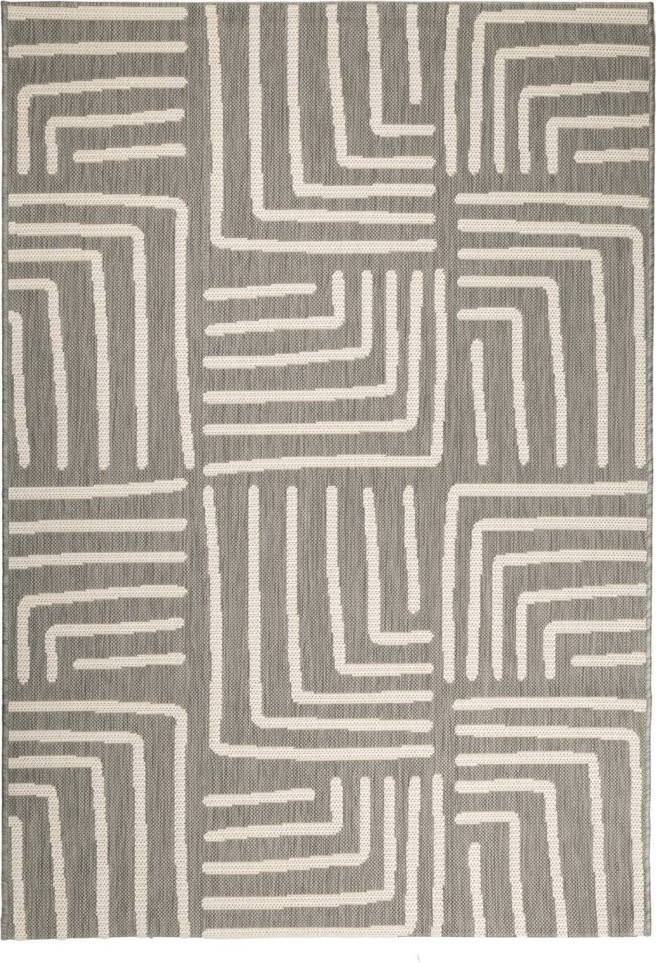 Polypropylene Neutral Rectangle Rug 160 x 230 cm