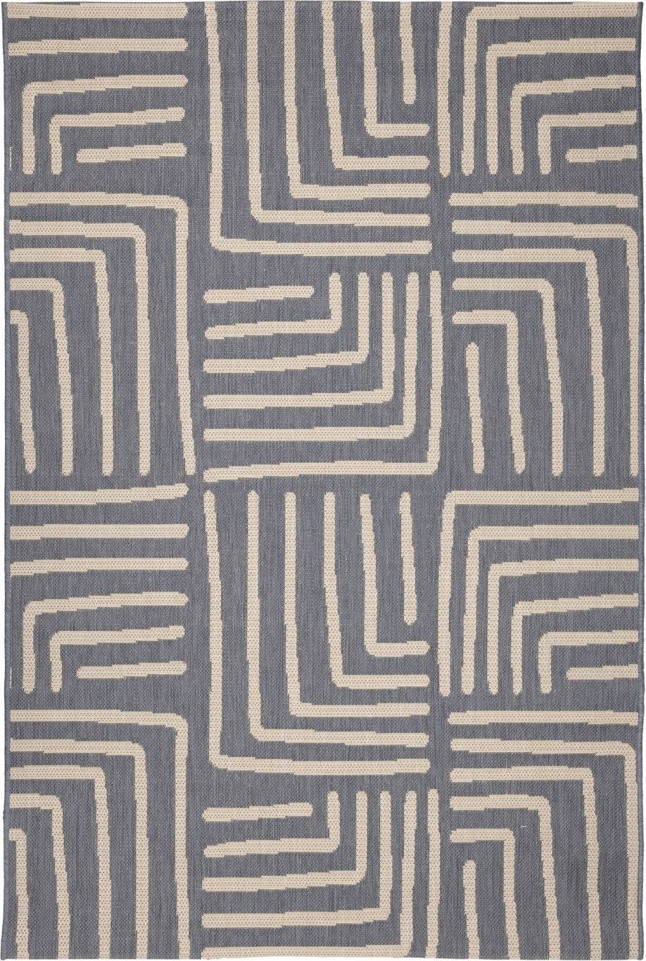 Homemaker Polypropylene Rectangle Rug 160 x 230 cm Blue