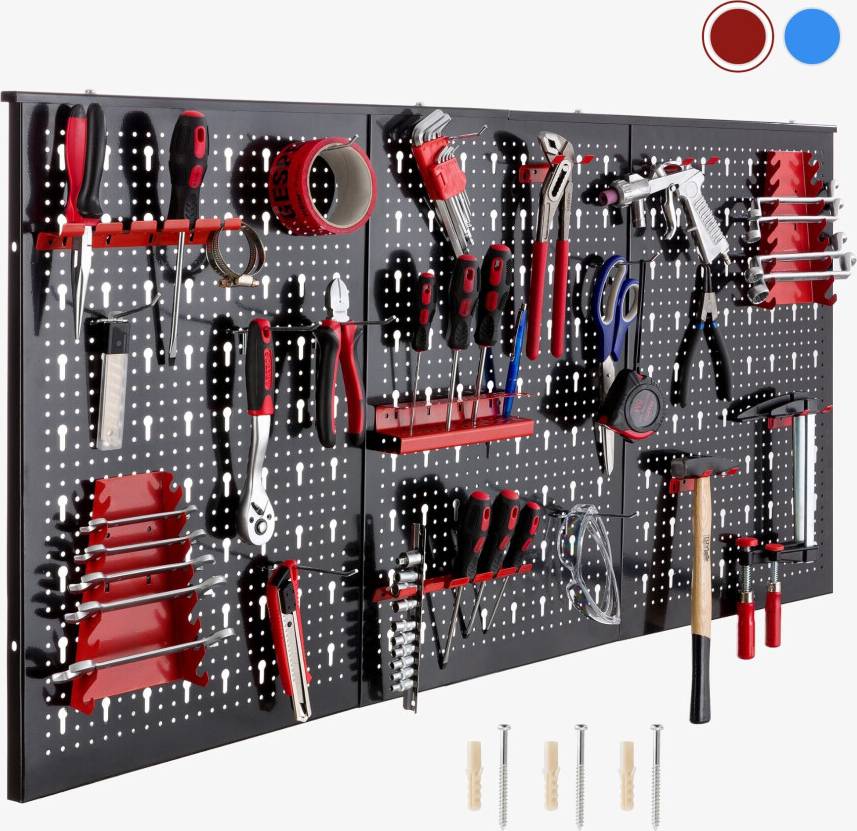 On-Wall Tool Rack 17 pcs
