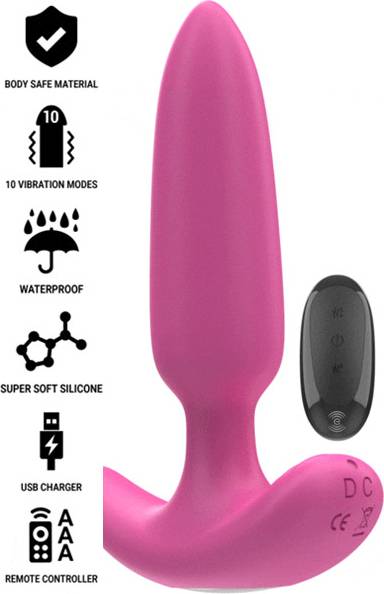 Anal Plug 10 Vibrations Remote Control