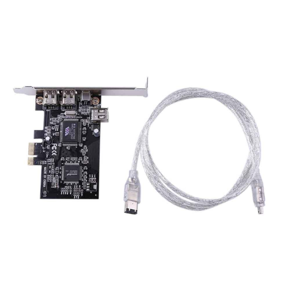 Spactz LLhappy-PCIe 4 Port Firewire 800 Adapter Card