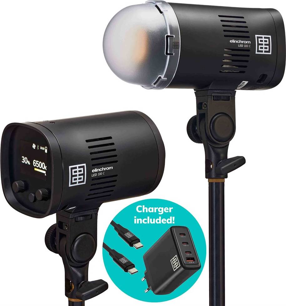 Elinchrom LED 100 C LED Light Dual Kit