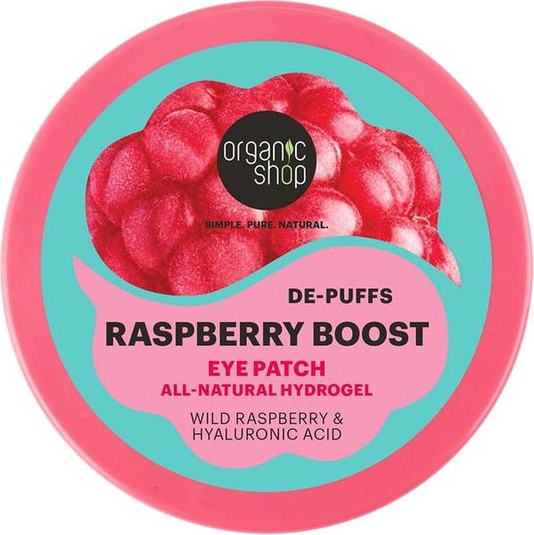 Organic Shop De-Puff Raspberry Boost Eye Patches 60pcs