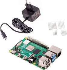 Raspberry Pi 4 Computer Modell B 4GB Elementary Kit