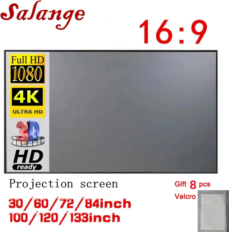 120 inch projector screen LG Projector Screen 100/120 Inch Portable Reflective Cloth