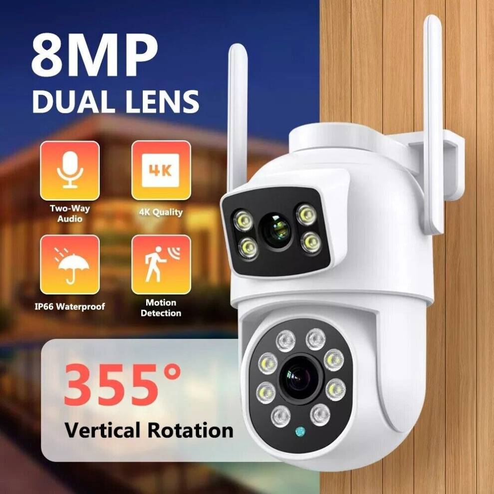 Optimal 8MP Wireless IP Camera IP66 4K