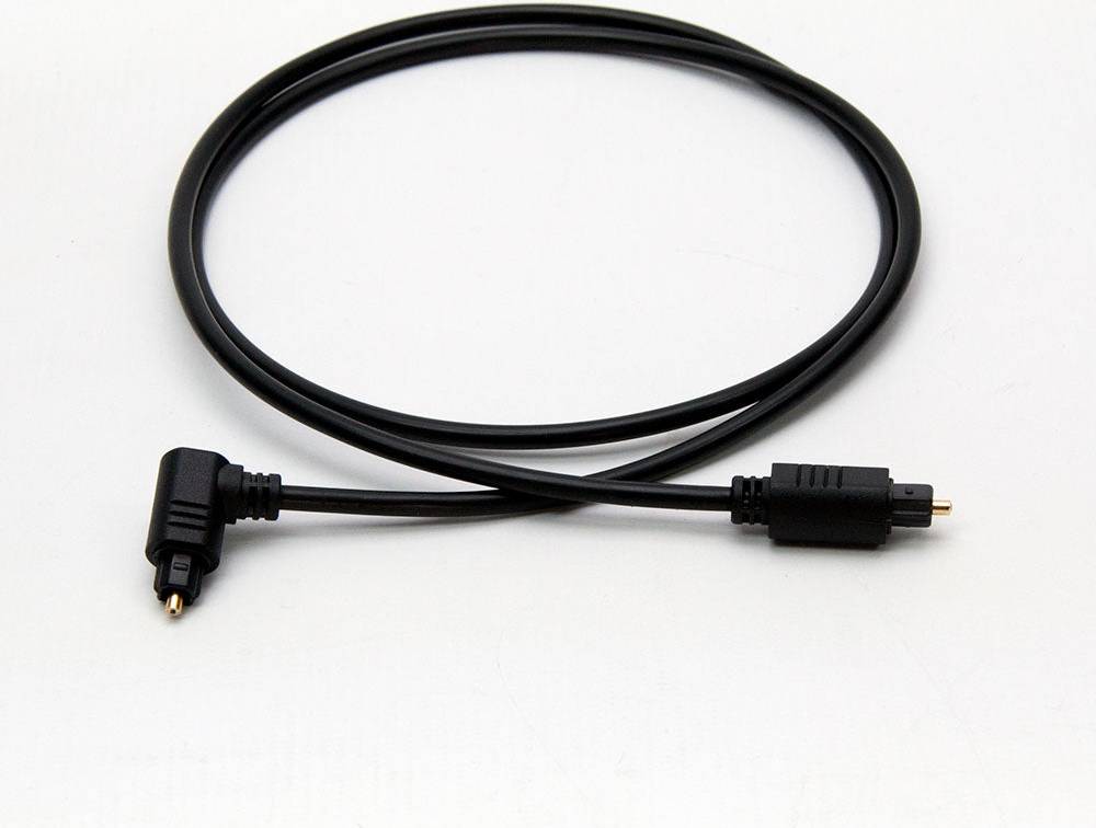 Optical audio cable vanco Right Angle Digital Optical Audio Cable 6ft