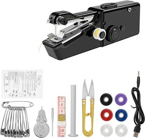 Winwin Mini Portable Electric Sewing Machine Black