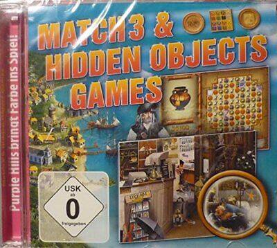 Match 3 Hidden Objects Games German PC CD-ROM