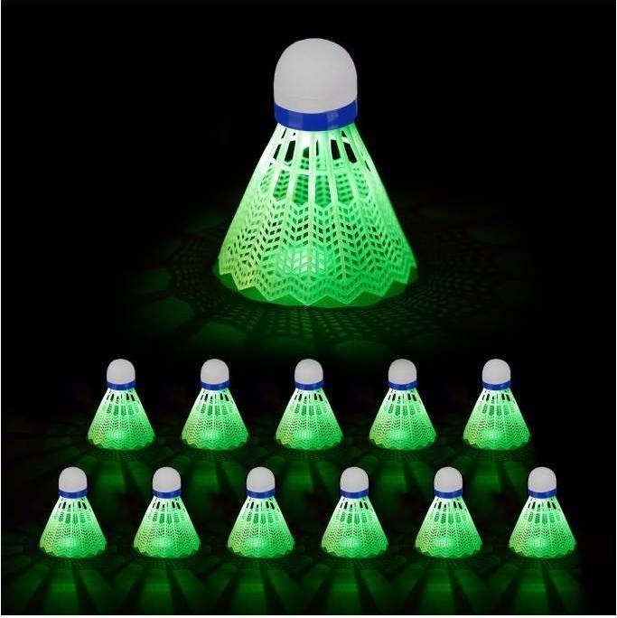 LED-Shuttlecock Set Om 12