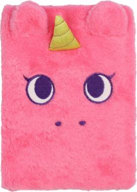 Notebook Plys Pink Enhjørning