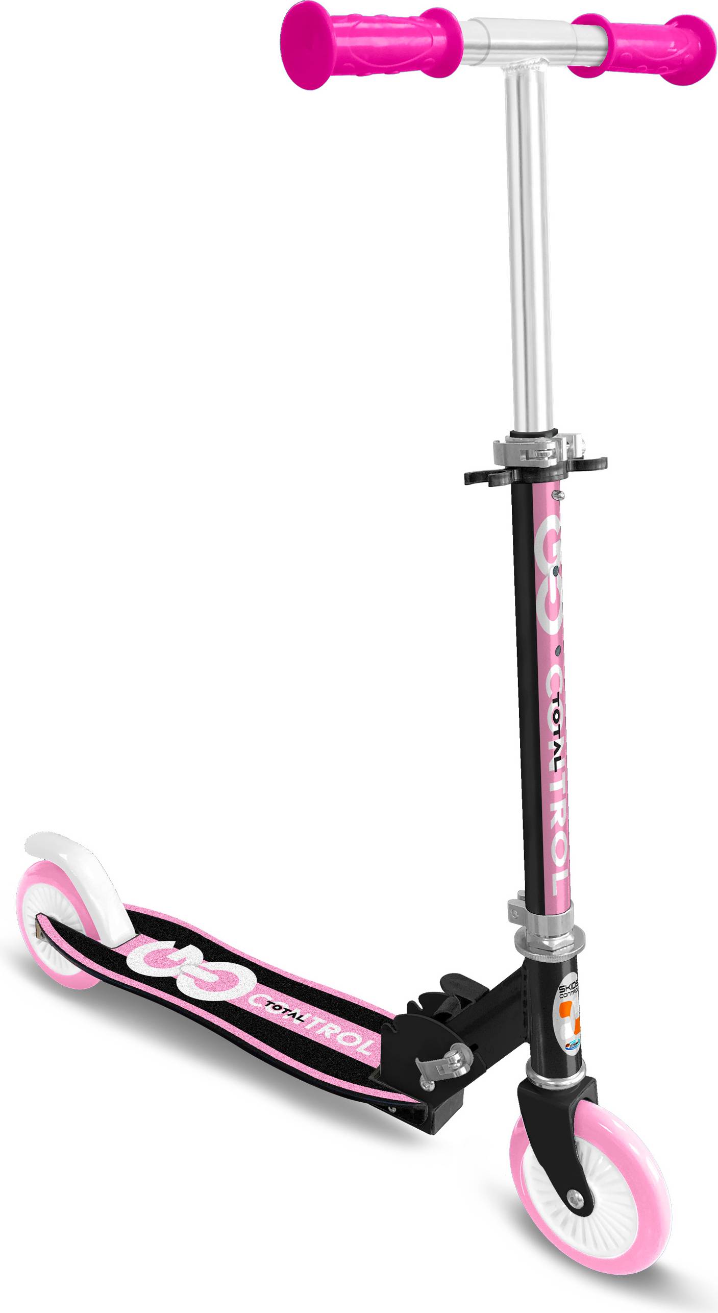 Foldable bike Stamp Hopfällbar Sparkcykel Rosa Svart