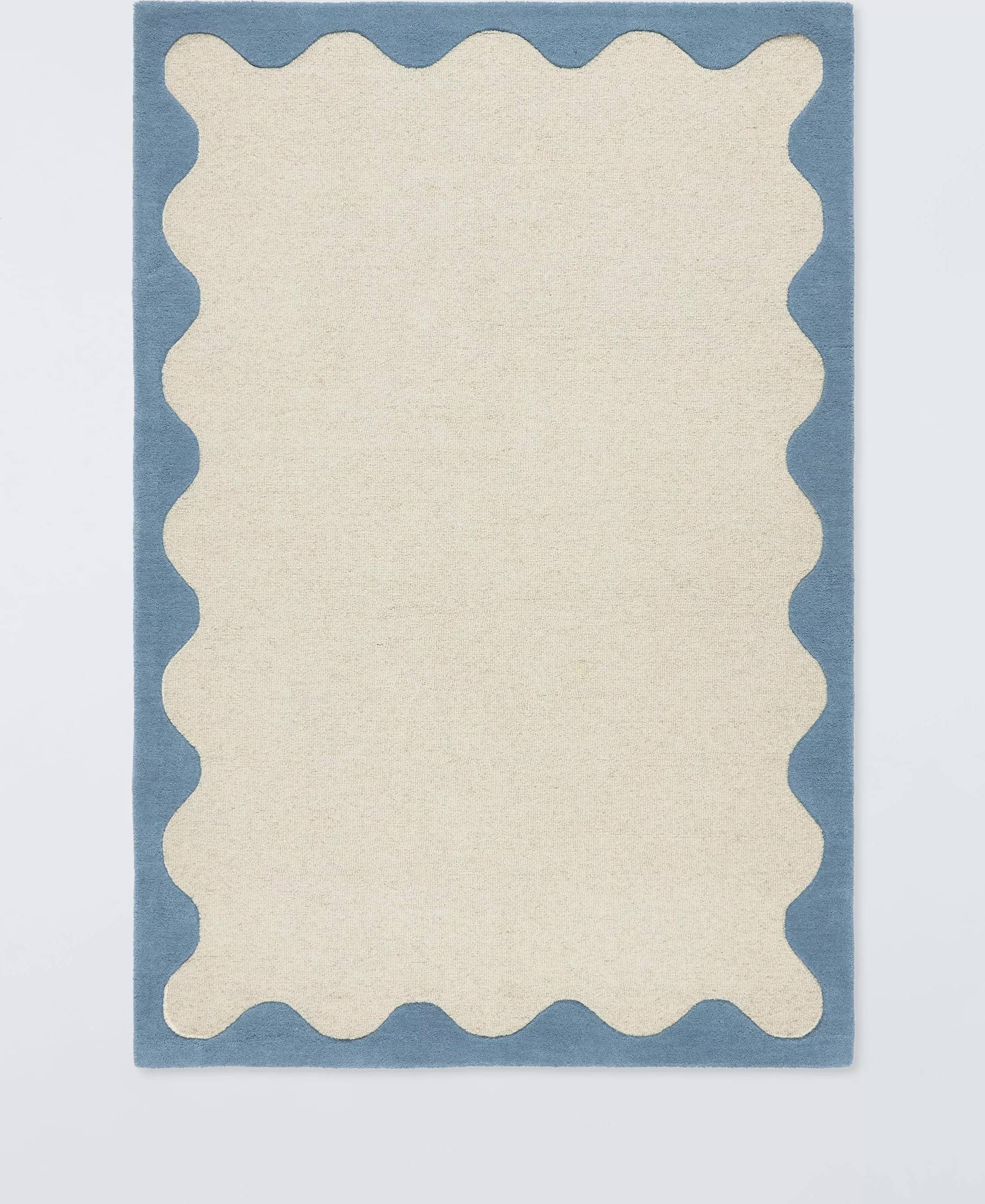 John Lewis Pure Wool Scallop Rug