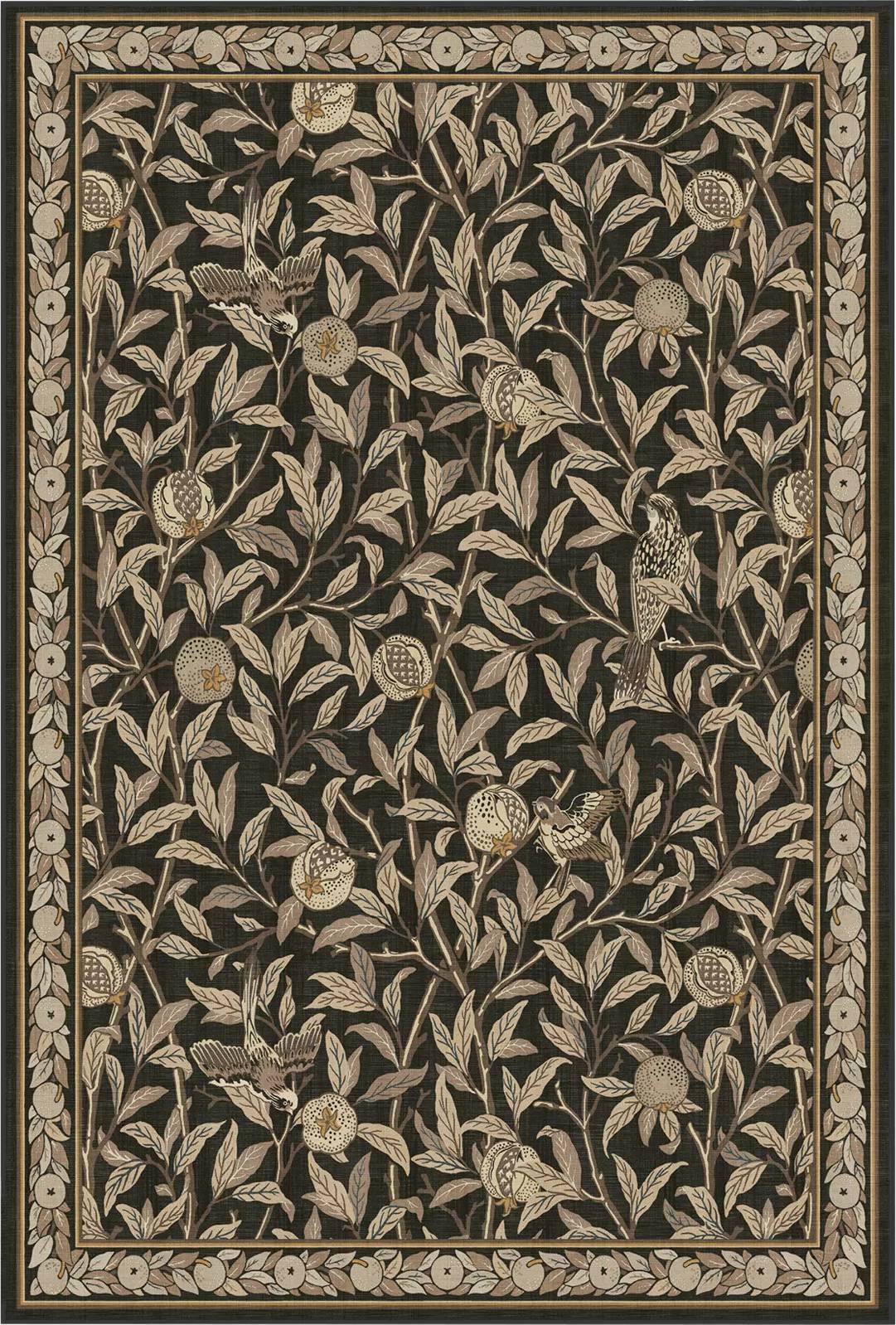 Ruggable x Morris & Co. Bird & Pomegranate Rug