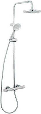 Deva Dynamic Round Twin Outlet Bar Shower Kit
