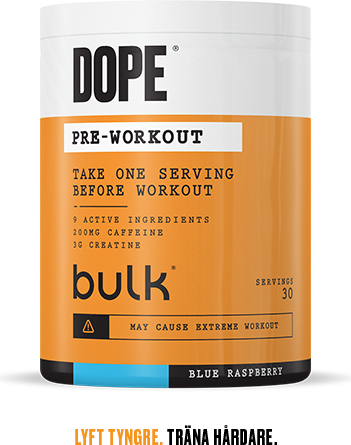 Bulk Dope Pre-Workout Blue Raspberry 1020g