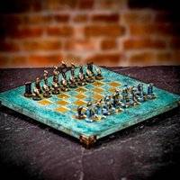 Chess set Manopoulos Cycladic Art Chess Set Small