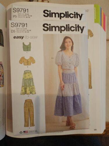 Simplicity Paper Sewing Pattern 9791