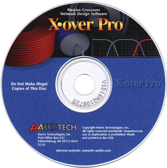 Harris X-Over 3 Pro Software CD-ROM