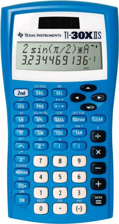 Texas lommeregner Texas Instruments Ti-30xiis Scientific Calculator Blue