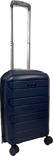PP 8 Wheel Hard Shell Suitcase Blue
