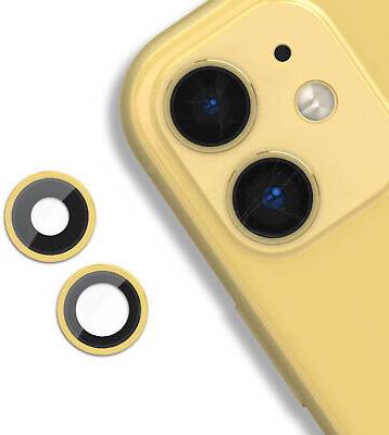 Clappio Rear Camera Lens for iPhone 11 100% Compatible Yellow