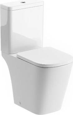 Signature Poseidon Rimless Open Back Close Coupled Toilet