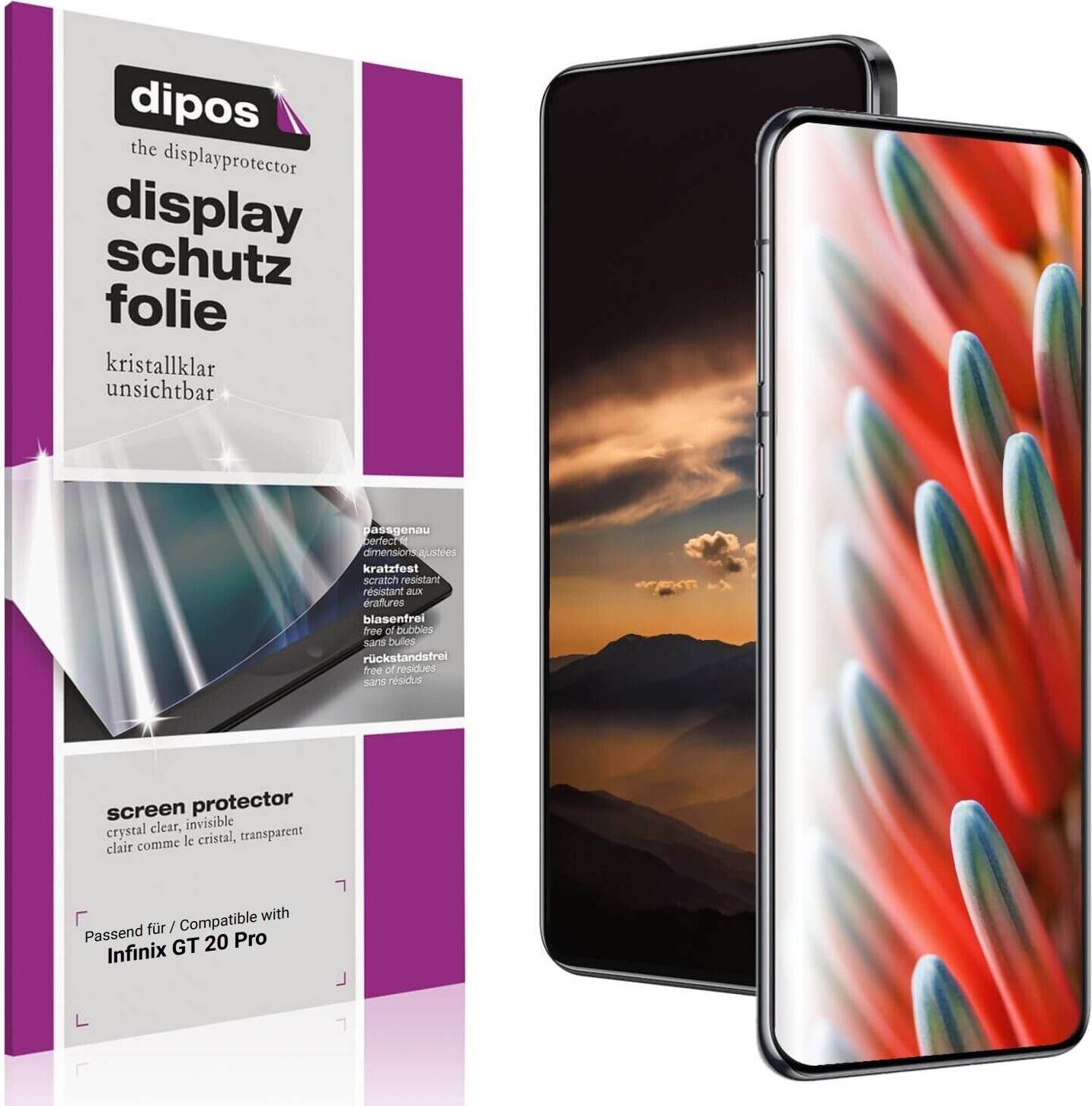 Dipos 4x Screen Protector for Infinix GT 20 Pro