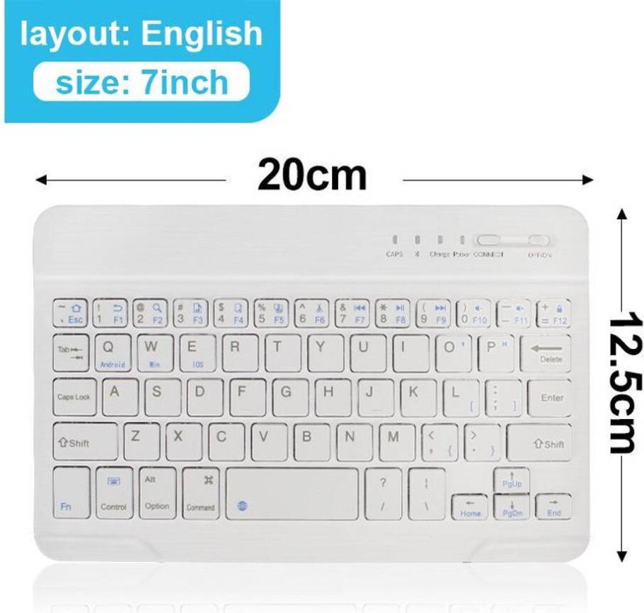 Mini android tablet Bluetooth Wireless Keyboard 7 Inch